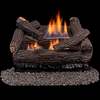 Duluth Forge Ventless Dual Fuel Log Set - 18 In. Stacked Red Oak, 30,000 Btu, T- DLS-18T-2